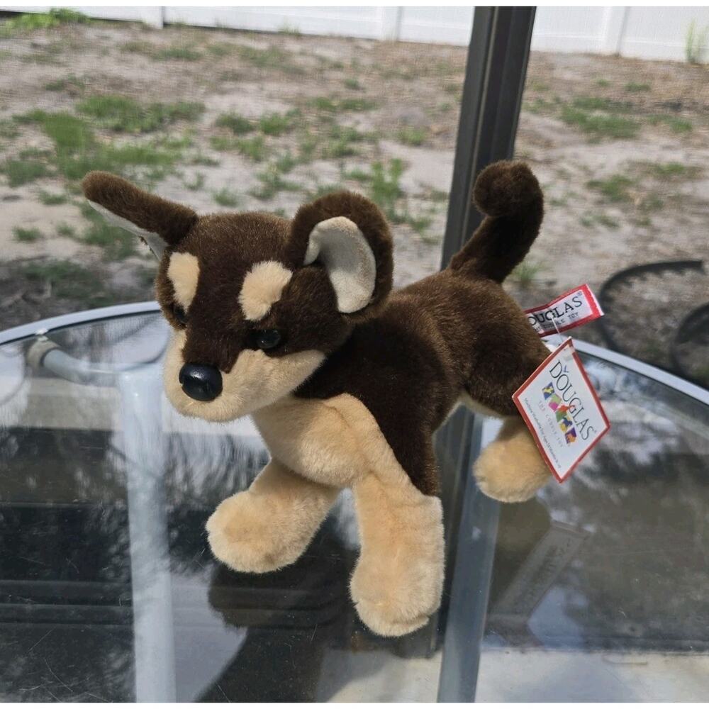 Douglas Cuddle Toys Paco Brown Chihuahua Plush Dog Original Tag #1957